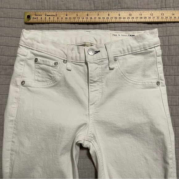 Rag & Bone Skinny Jeans White Blanc Size 26 W1502M595BLA - Picture 2 of 11